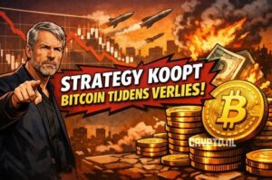Strategy koopt opnieuw Bitcoin terwijl positie in de min staat
