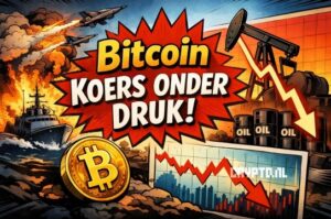 Bitcoin koers onder druk door spanningen VS en Iran