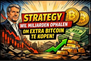 Strategy wil miljarden ophalen om extra Bitcoin te kopen