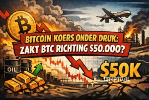 Bitcoin koers onder druk: zakt BTC richting $50.000?