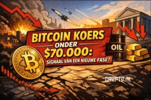 Bitcoin koers onder $70.000: signaal van een nieuwe fase?