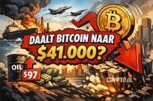 Bitcoin koers onder druk: hoe realistisch is een daling naar $41.000?