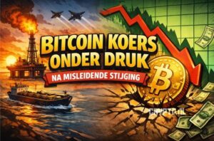 Bitcoin koers onder druk na misleidende stijging