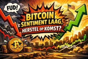 Bitcoin sentiment zakt weg terwijl kans op herstel groeit