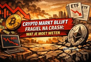 Crypto markt blijft fragiel na crash: dit moet je weten