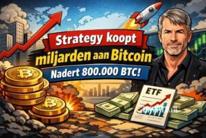 Strategy koopt opnieuw miljarden aan Bitcoin en nadert 800.000 BTC
