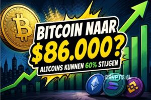 Altcoins stijgen mee? Dit gebeurt er als Bitcoin richting $86.000 gaat