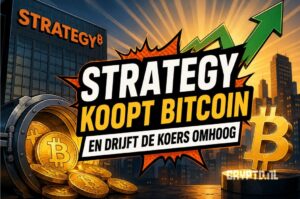 Bitcoin koers stijgt door agressieve aankopen van Strategy