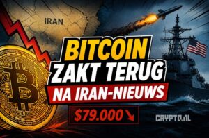 Bitcoin koers daalt na Iran-nieuws en onzekerheid rond olie