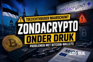 Zondacrypto onder druk na waarschuwing van Estse toezichthouder