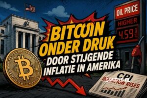 Bitcoin koers onder druk door stijgende inflatie in Amerika