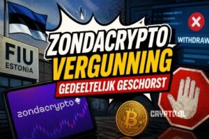 Zondacrypto onder druk na ingreep van Estse toezichthouder