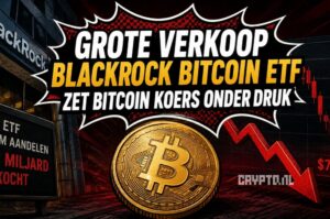 Bitcoin koers onder druk na enorme verkoop van BlackRock ETF