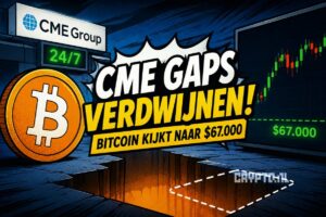Bitcoin traders kijken naar $67.000 nu bekende CME gaps verdwijnen