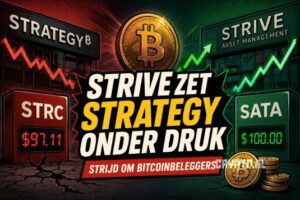 Strive zet Strategy onder druk in strijd om bitcoinbeleggers