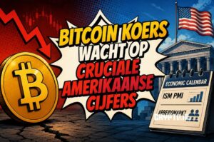 Bitcoin koers wacht op cruciale Amerikaanse cijfers na zwakke maand