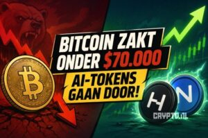 Bitcoin koers onder druk, maar AI-crypto’s trekken juist kopers aan