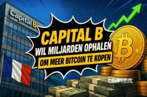 Capital B wil miljarden ophalen om nog meer Bitcoin te kopen