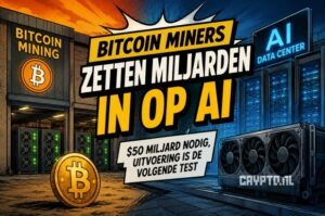 Bitcoin miners zetten miljarden in op AI