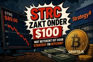 Strategy verliest tijdelijke Bitcoin-motor door daling STRC