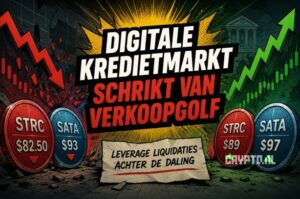 Digitale kredietmarkt schrikt van forse verkoopgolf