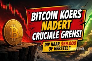 Bitcoin koers nadert cruciale grens: volgt een nieuwe dip of juist herstel?