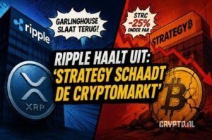 Ripple haalt uit naar Strategy: ‘Bitcoin is niet het probleem’