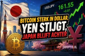 Bitcoin profiteert van sterke markt, maar Japanse beleggers zien minder winst