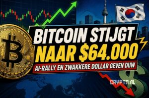 Bitcoin koers stijgt ondanks onrust: AI en zwakkere dollar geven de markt een duw
