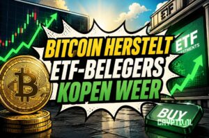 Bitcoin koers herstelt terwijl ETF-beleggers weer vertrouwen tonen