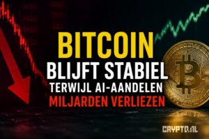 Bitcoin blijft overeind terwijl AI-aandelen miljarden verliezen