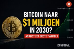 Bitcoin naar $1 miljoen in 2030 lijkt onhaalbaar