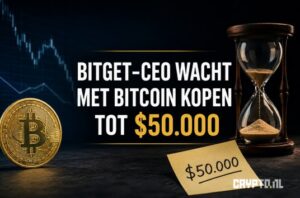 Bitget-CEO wacht met Bitcoin kopen tot $50.000