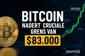 Bitcoin nadert cruciale grens van $83.000