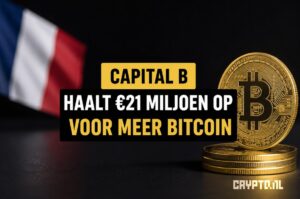 Capital B haalt €21 miljoen op om meer Bitcoin te kopen