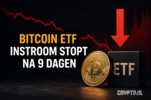 Bitcoin ETF-instroom stopt na negen sterke handelsdagen