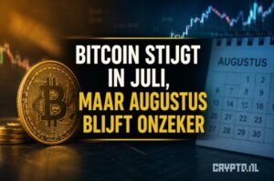 Bitcoin stijgt in juli, maar augustus blijft onzeker