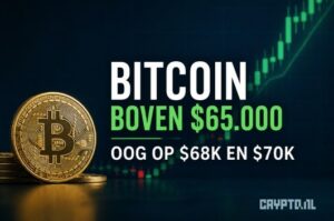 Bitcoin boven $65.000 na positief nieuws uit Midden-Oosten