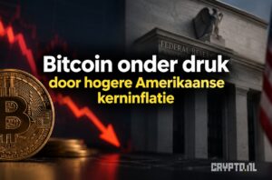 Bitcoin onder druk door hogere Amerikaanse kerninflatie