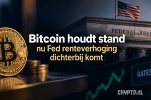 Bitcoin houdt stand nu Fed renteverhoging dichterbij komt