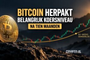 Bitcoin herpakt belangrijk koersniveau na tien maanden