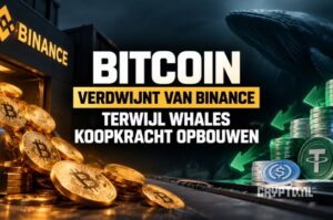 Bitcoin verdwijnt van Binance terwijl whales koopkracht opbouwen
