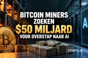 Bitcoin miners zoeken $50 miljard voor overstap naar AI