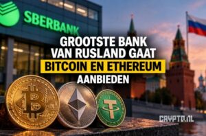 Grootste bank van Rusland gaat Bitcoin en Ethereum aanbieden