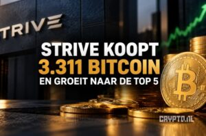 Strive koopt 3.311 Bitcoin en groeit naar de top 5