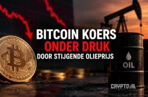 Bitcoin koers onder druk door stijgende olieprijs